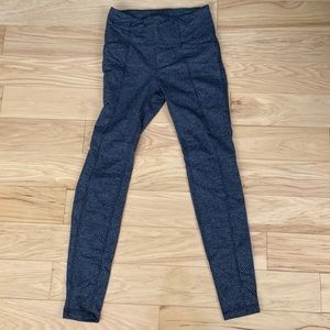 Athleta Black/ Grey legging
